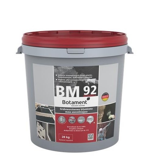 BOTAMENT botazit BM 92 28kg bitumiczna izolacja grubowarstwowa