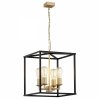 LAMPA WISZĄCA CZARNO ZŁOTA  INDUSTRIALNA LOFT DO SALONU SYPIALNI KUCHNI ARGON MONZANO 1824 