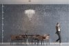 AZZARDO KALABRIA XL PENDANT AZ2926 ŻYRANDOL EFEKTOWNY GLAMOUR