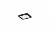 AZZARDO SLIM SQUARE 22 AZ4169 LAMPA WPUSTOWA CZARNA DUŻA 3000K