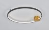 REALITY CONDIDA 641101-32 PLAFON LAMPA CZARNO ZŁOTA KOŁO LED OBRĘCZ RING