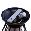 MILAGRO Lampa sufitowa WILL BLACK 1xE27