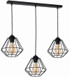 Lampa wisząca COLIN BLACK 3xE27