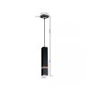 MILAGRO Lampa wisząca VIDAR BLACK 1xGU10
