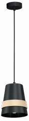 MILAGRO Lampa wisząca VENEZIA BLACK 1xE27