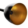 MILAGRO Lampa wisząca CLARK BLACK/GOLD 1xE27