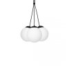 MILAGRO MLP6523 LIMA BLACK LAMPA WISZĄCA CZARNA KULE MLECZNE BIAŁE KLOSZEMILAGRO MLP6523 LIMA BLACK LAMPA WISZĄCA CZARNA KULE MLECZNE BIAŁE KLOSZE