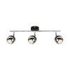 ZUMA LINE GU16016-3TU-BK GASTER LAMPA SUFITOWA KULE CZARNE CHROM