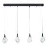 ZUMA LINE LAMPA WISZĄCA NAD STÓŁ SZKLANA CHROM P0531-04B-B5AC ORE 