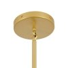 Lampa wisząca MODERN ORCHID-9 złoto - szara 150 cm