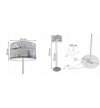 Lampa abażur materiałowa - LADYBIRD 2285/LS LIGHT HOME