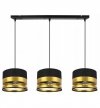Lampa abażur materiałowa - INTENSE GOLD 2280/3/20 LIGHT HOME