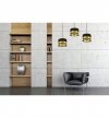 Lampa abażur materiałowa - INTENSE GOLD 2280/3/20 LIGHT HOME