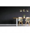 Lampa wisząca z abażurem - GOLD FLOWERS 2300/3/20 LIGHT HOME
