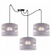 Lampa wisząca z abażurami - SPIDER LOLLIPOP 2170/3/35 LIGHT HOME