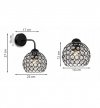 Kinkiet regulowany - CRYSTAL 2220/K LIGHT HOME
