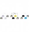 Lampa wisząca dziecięca - SPIDER SOCCER MIX 2188/4 LIGHT HOME