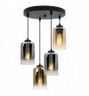 Lampa wisząca ze szklanymi kloszami - HELLA 2320/4/OW LIGHT HOME