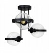 Lampa wisząca ze szklanymi kloszami - RING 2340/3/B LIGHT HOME