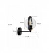 Kinkiet nowoczesny - RING 2340/K/B LIGHT HOME