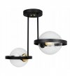 Lampa sufitowa ze szklanymi kloszami - RING HAGA 2345/2/B LIGHT HOME