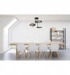 Lampa sufitowa ze szklanymi kloszami - RING HAGA 2345/3/MIX LIGHT HOME
