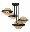 Lampa sufitowa ze szklanymi kloszami - RING HAGA 2345/4/M LIGHT HOME