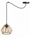Zwis wiszący pojedynczy dekoracyjny - SPIDER TIMBER 2360/1 LIGHT HOME