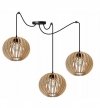 Lampa wisząca nowoczesna - SPIDER TIMBER 2362/3 LIGHT HOME