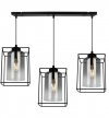 Lampa wisząca ze szklanymi kloszami - HELLA CAGE 2366/3/G LIGHT HOME