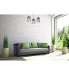 Lampa wisząca ze szklanymi kloszami - HELLA CAGE 2366/3/G LIGHT HOME