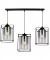 Lampa wisząca ze szklanymi kloszami - HELLA CAGE 2366/3/G LIGHT HOME