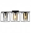 Lampa sufitowa ze szklanymi kloszami - HELLA CAGE 2365/3/MIX LIGHT HOME