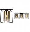 Lampa sufitowa ze szklanymi kloszami - HELLA CAGE 2365/3/Z LIGHT HOME