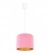 LAMPA WISZĄCA WELUROWY ABAŻUR KOLORY MEDIOLAN LIGHT HOME