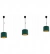 LAMPA WISZĄCA WELUROWY ABAŻUR KOLORY MEDIOLAN LIGHT HOME