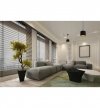 LAMPA WISZĄCA WELUROWY ABAŻUR KOLORY MEDIOLAN LIGHT HOME