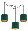 Lampa wisząca z abażurami - SPIDER MEDIOLAN 2360/3 LIGHT HOME