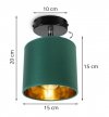 Kinkiet z abażurem - GAMA 2125KP/Z LIGHT HOME