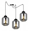 Lampa wisząca ze szklanymi kloszami - SPIDER NOVALJA 2395/3 LIGHT HOME