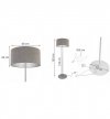 LAMPA PODŁOGOWA WELUROWA MEDIOLAN LIGHT HOME LIGHT HOME
