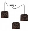 Lampa wisząca z abażurami - WERONA 2406/20/3P LIGHT HOME