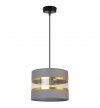Lampa wisząca ELEGANCE GOLD, styl nowoczesny, metal, regulacja wysokości, abażur LIGHT HOME