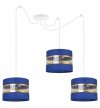 Lampa wisząca Elegance Gold, regulowana wysokość, 3 abażury, pająk LIGHT HOME