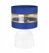 Lampa stołowa Elegance Gold, abażur, metal, lampka nocna LIGHT HOME