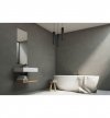 Lampa wisząca na okrągłej podsufitce 30 cm, 3 podłużne wąskie klosze metalowe tuba 6 cm, GU10 LIGHT HOME