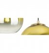 Lampa wisząca typu pająk, szklany złoty klosz kula 15 cm, E27 LIGHT HOME