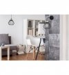 Kinkiet ścienny na zaokrąglonym ramieniu, klosz druciany metalowy czarny 18 cm ze złotym wykończeniem, E27 LIGHT HOME