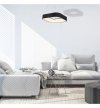 Nowoczesna wisząca lampa ASTRO, LED, regulowana, czarna LIGHT HOME