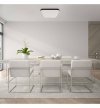 Minimalistyczny plafon LED NEMO, wbudowana taśma led, czujnik ruchu, neutralna barwa światła LIGHT HOME